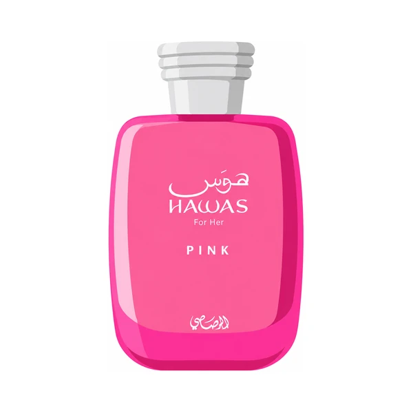 Rasasi Hawas Pink bottle