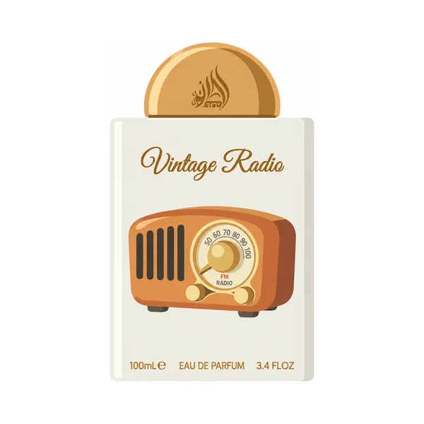 Lattafa Vintage Radio bottle