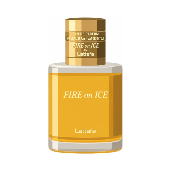 Lattafa Fire On Ice bottle