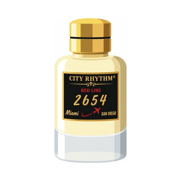 City Rhythm Red Line 2654 bottle