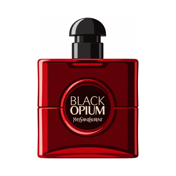 Yves Saint Laurent Black Opium EDP Over Red bottle