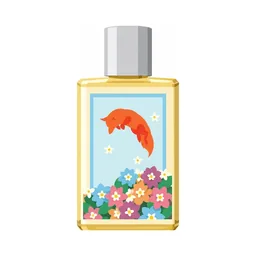 Imaginary Authors Fox in the Flowerbed bottle